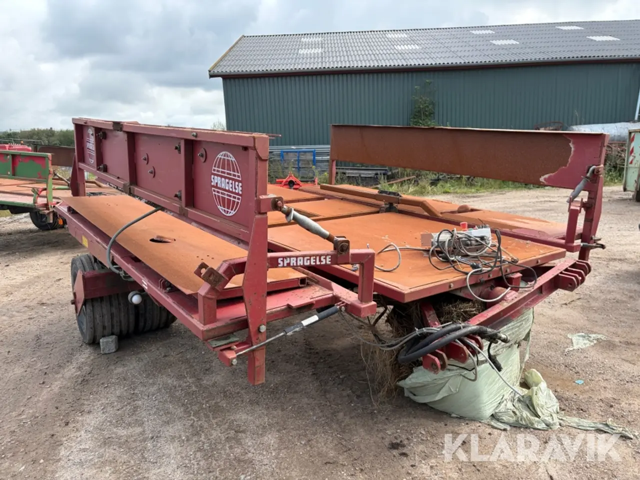 Billede 3 - Ballevogn Spragelse S25 med hydrauliske sider og vægt