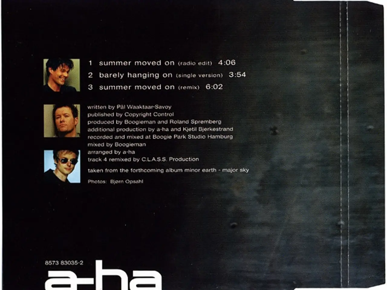 Billede 2 - a-ha – Summer Moved On – CD