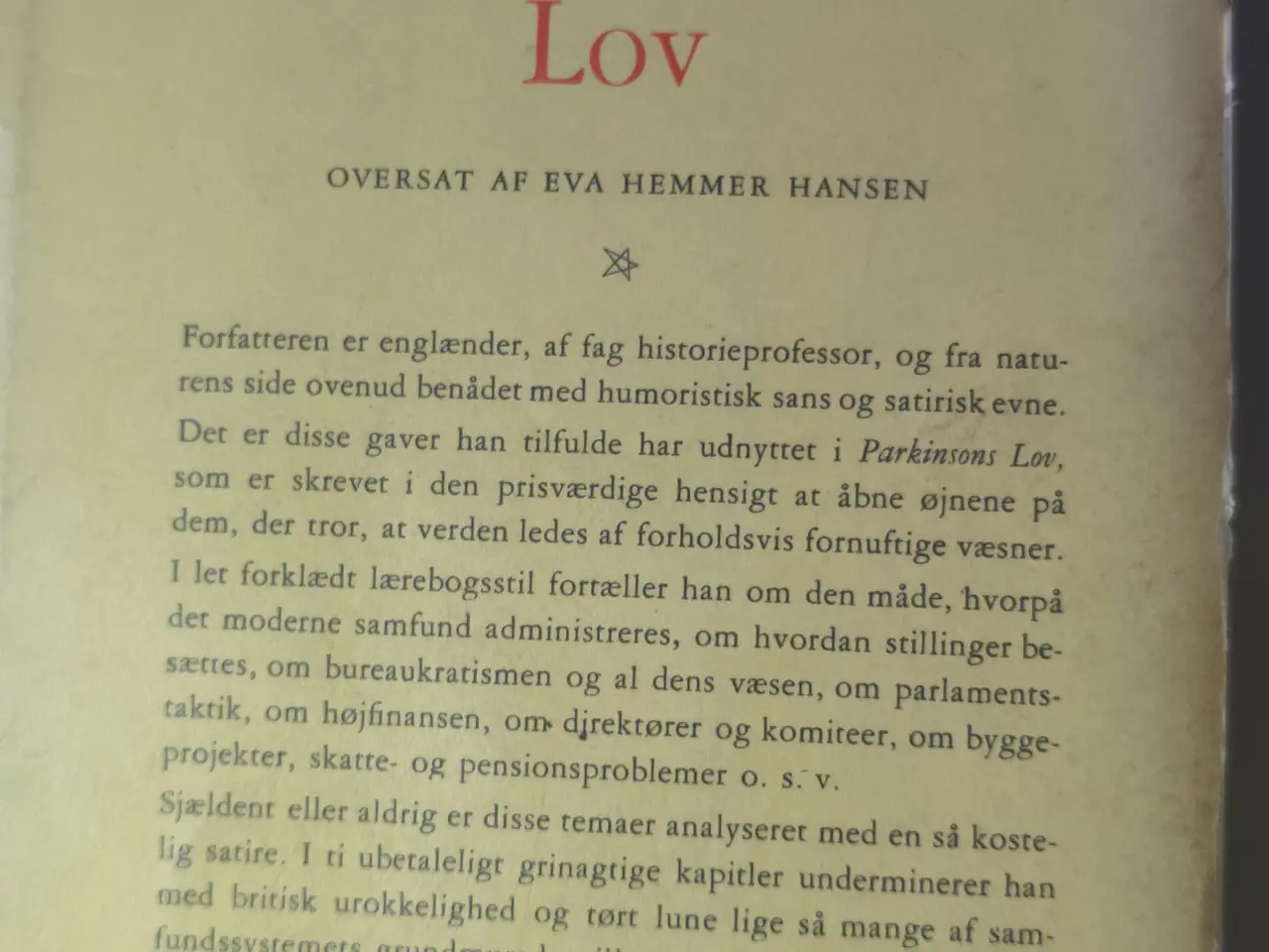 Billede 2 - Parkinsons lov af C. Northcote Parkinson (1958)