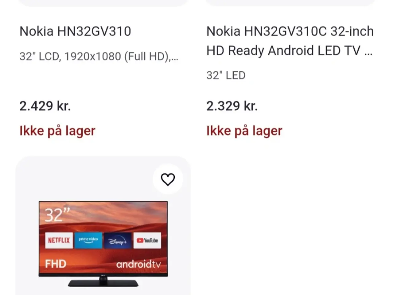 Billede 1 - Nokia Smart Tv 32"