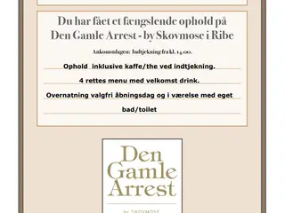 Ophold Den gamle arrest Ribe