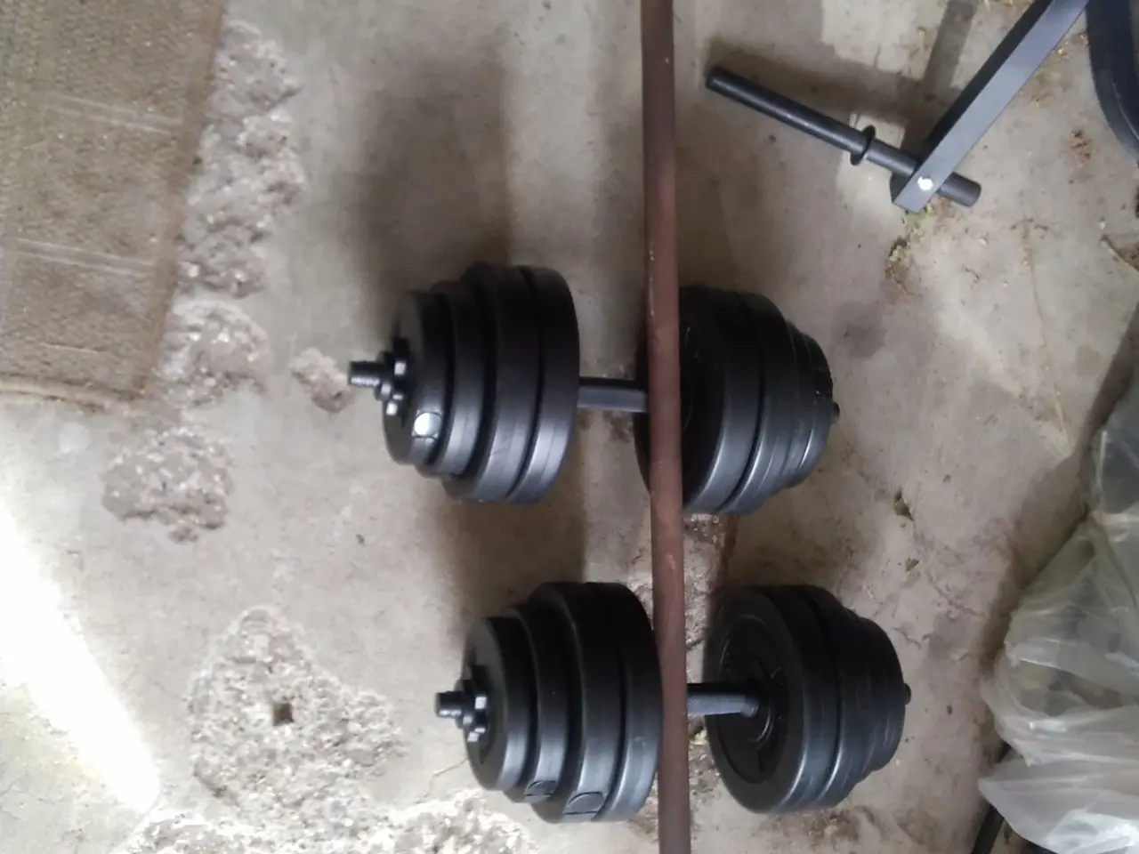 Billede 5 - fitnes bench + vægte under halv pris