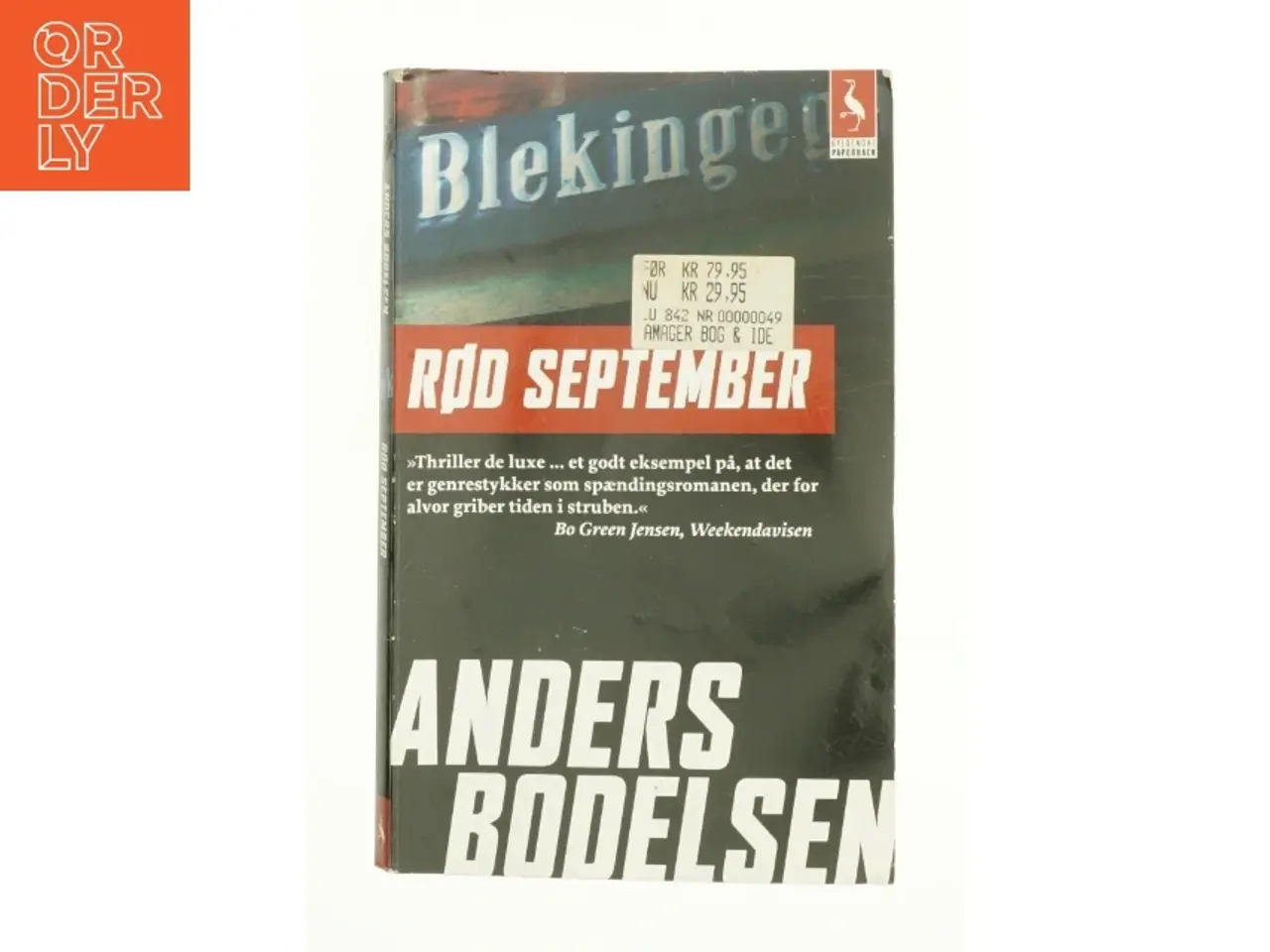 Billede 1 - Rød september af Anders Bodelsen (Bog)