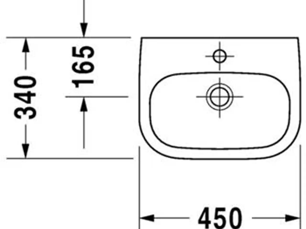 Billede 2 - Duravit D-code vask