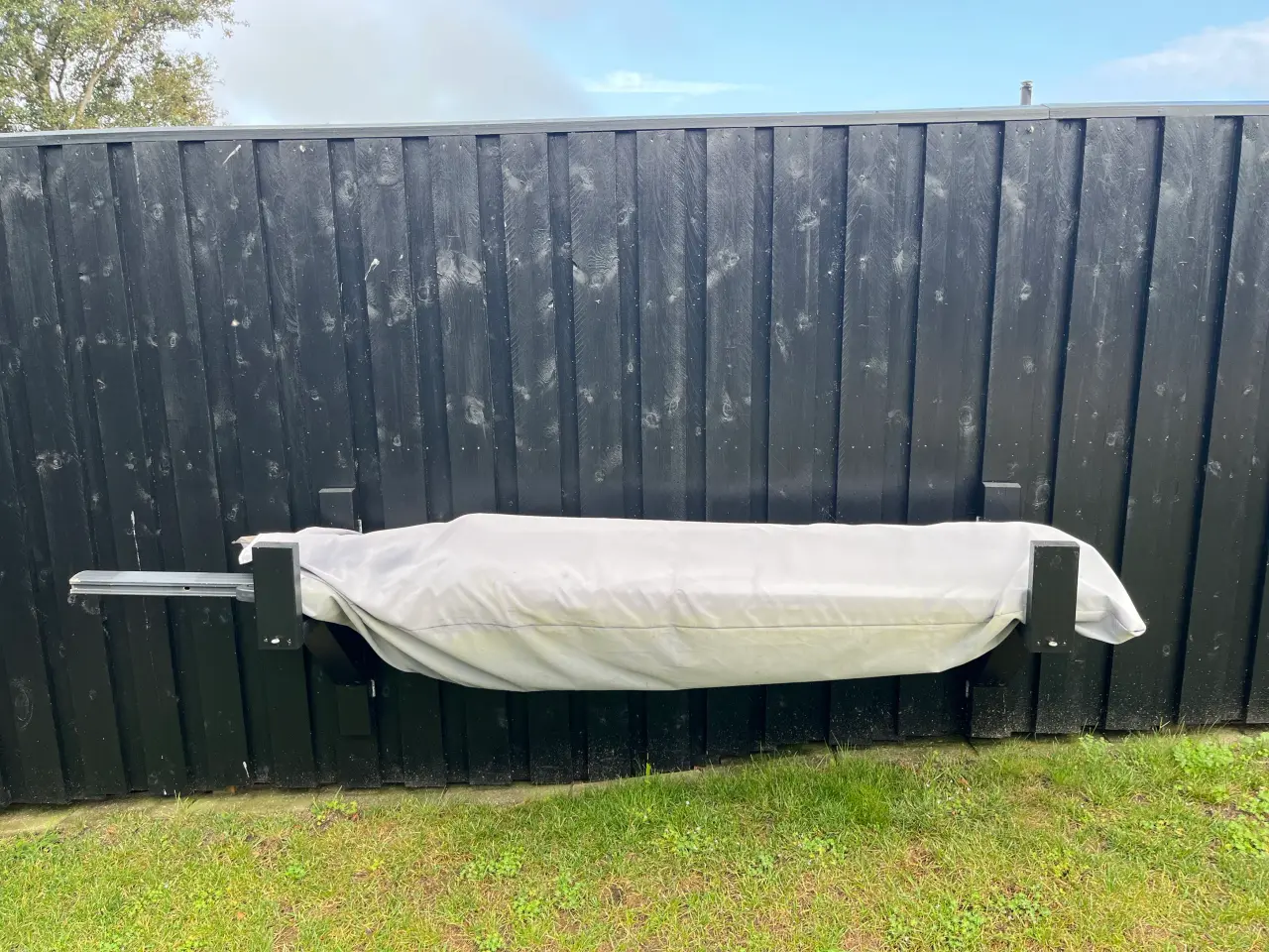 Billede 3 - Haveparasol 3x3m sort/antracitgrå