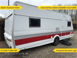2019 - Kabe Classic 560 GLE KS Superflot HELÅRSVOGN m/enkeltsenge MOVER + KLIMA mv.