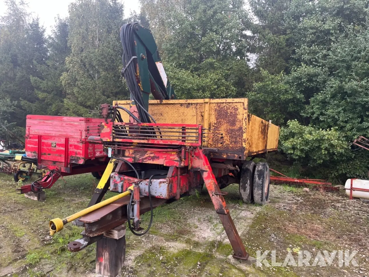 Billede 3 - Tipvogn med Kevlar kran og tang