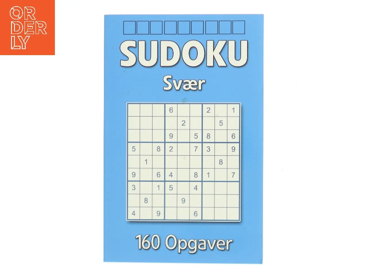 Billede 1 - Sudoku – Svær: 160 Opgaver af Ukendt (Bog)