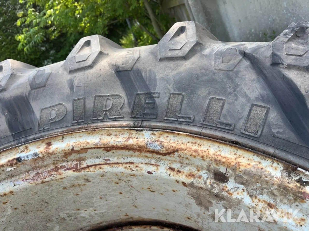 Billede 3 - Traktordæk tvillingehjul med lås Pirelli Radial TM700 2 styk