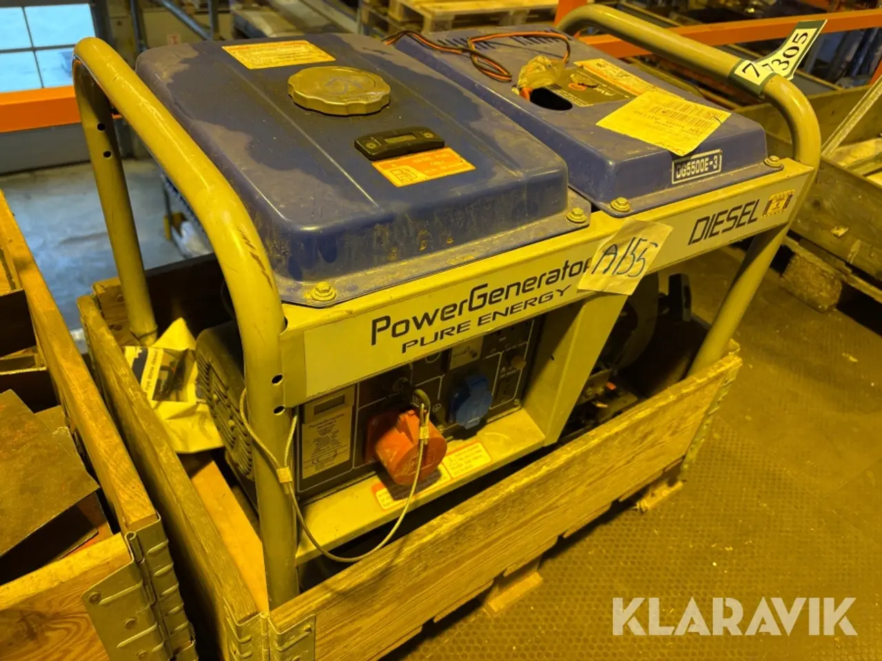 Billede 1 - Generator PowerGenerator DG5500-3 - Diesel