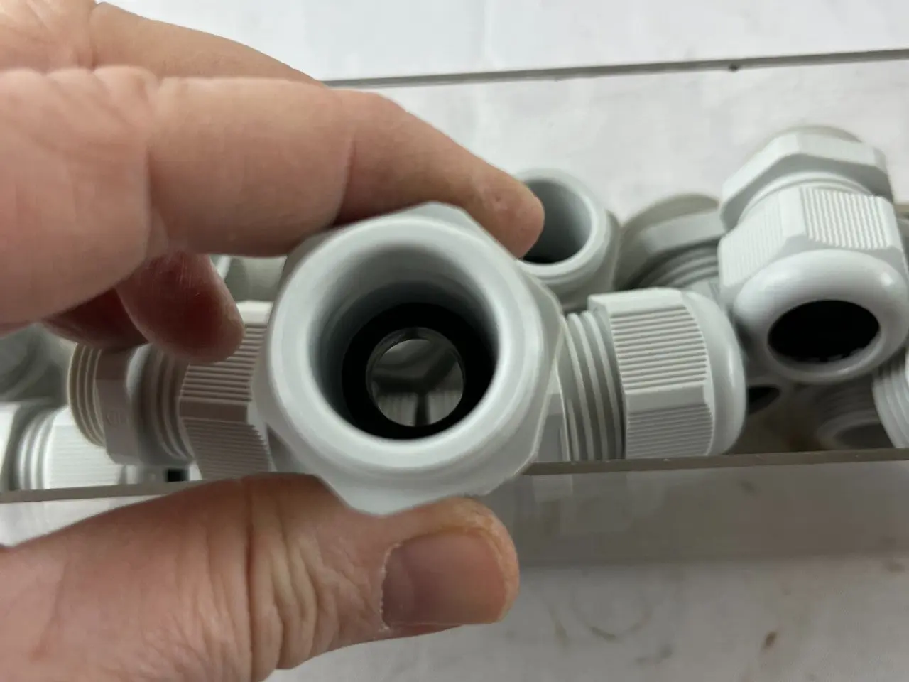Billede 10 - M25x1.5 kabel Gland parti Grey Plastic IP Rated