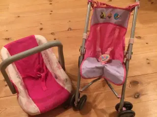 Seng, puslebord, Strygebræt, autostol, klapvogn