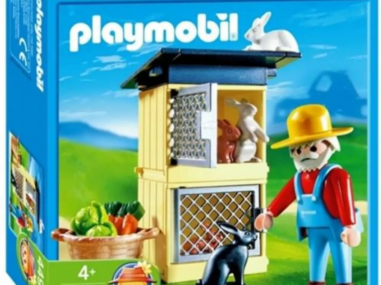 Billede 1 - Playmobil bondemand med kaniner