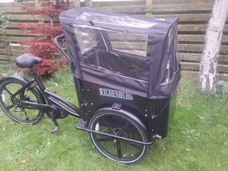 Næsten ny el-ladcykel 1/2pris