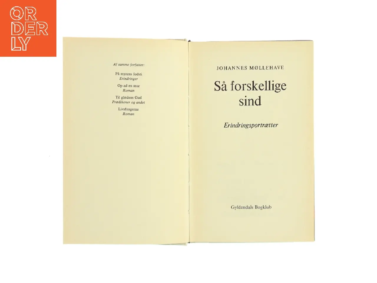 Billede 1 - Så forskellige sind af Johannes Møllehave (Bog)