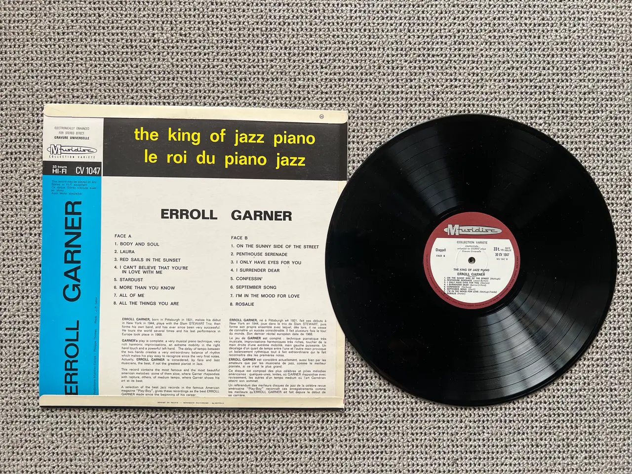 Billede 2 - LP/Erroll Garner - The King of Jazz Piano