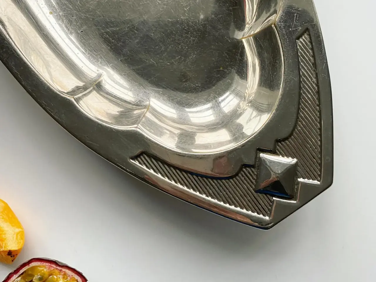 Billede 2 - Metalfad, aflangt og kantet