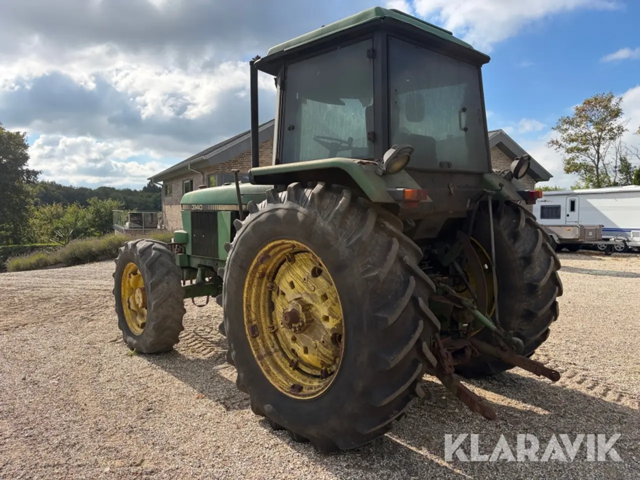Billede 3 - Traktor John Deere 3140 med tvillingehjul