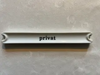 Sjældent Bing og Grøndahl porcelæns skilt