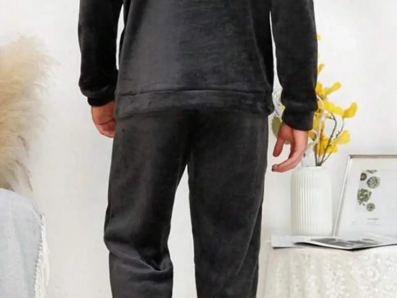 Billede 3 - Herre flannel pyjamassæt i str. xl