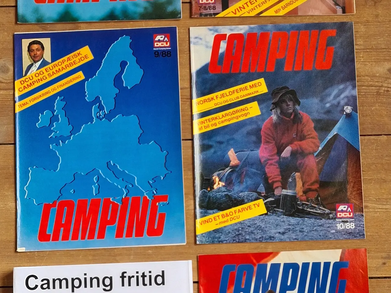 Billede 2 - DCU Camping magasiner 1988 11 blade