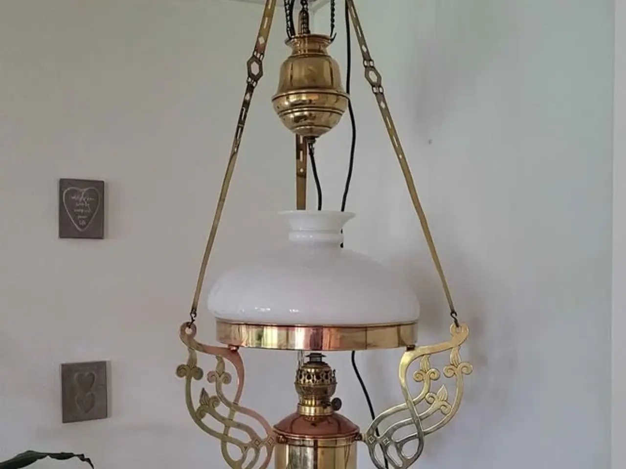 Billede 1 - Flot Gammel lampe