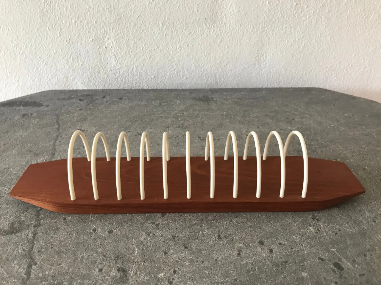 Billede 1 - Retro servietholder i teaktræ