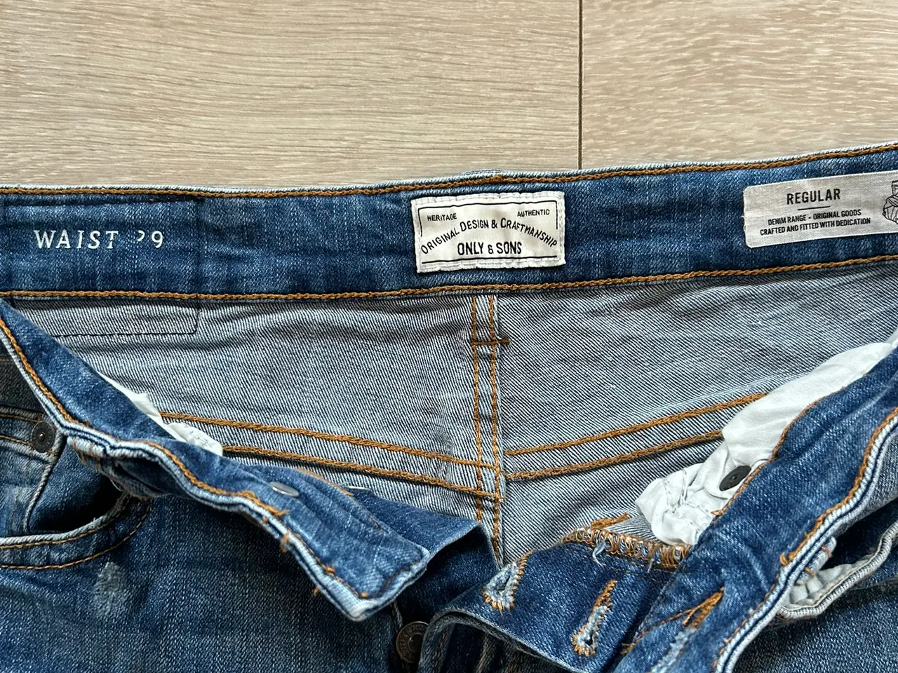 Billede 2 - Only & Sons denimshorts – Str. W29 – Flot stand