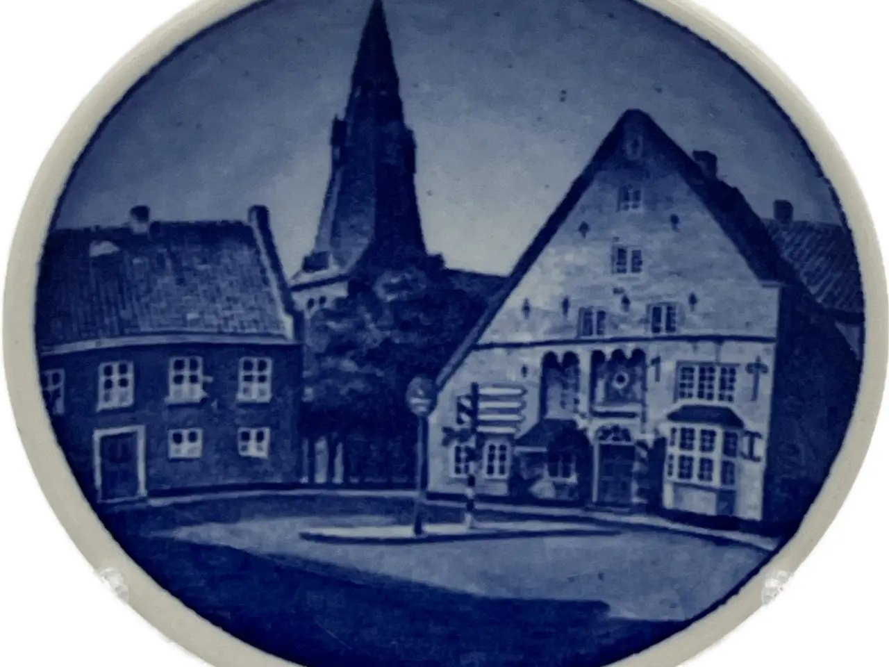 Billede 1 - Royal Copenhagen Mini Platte Tønder Kirke 66-2010