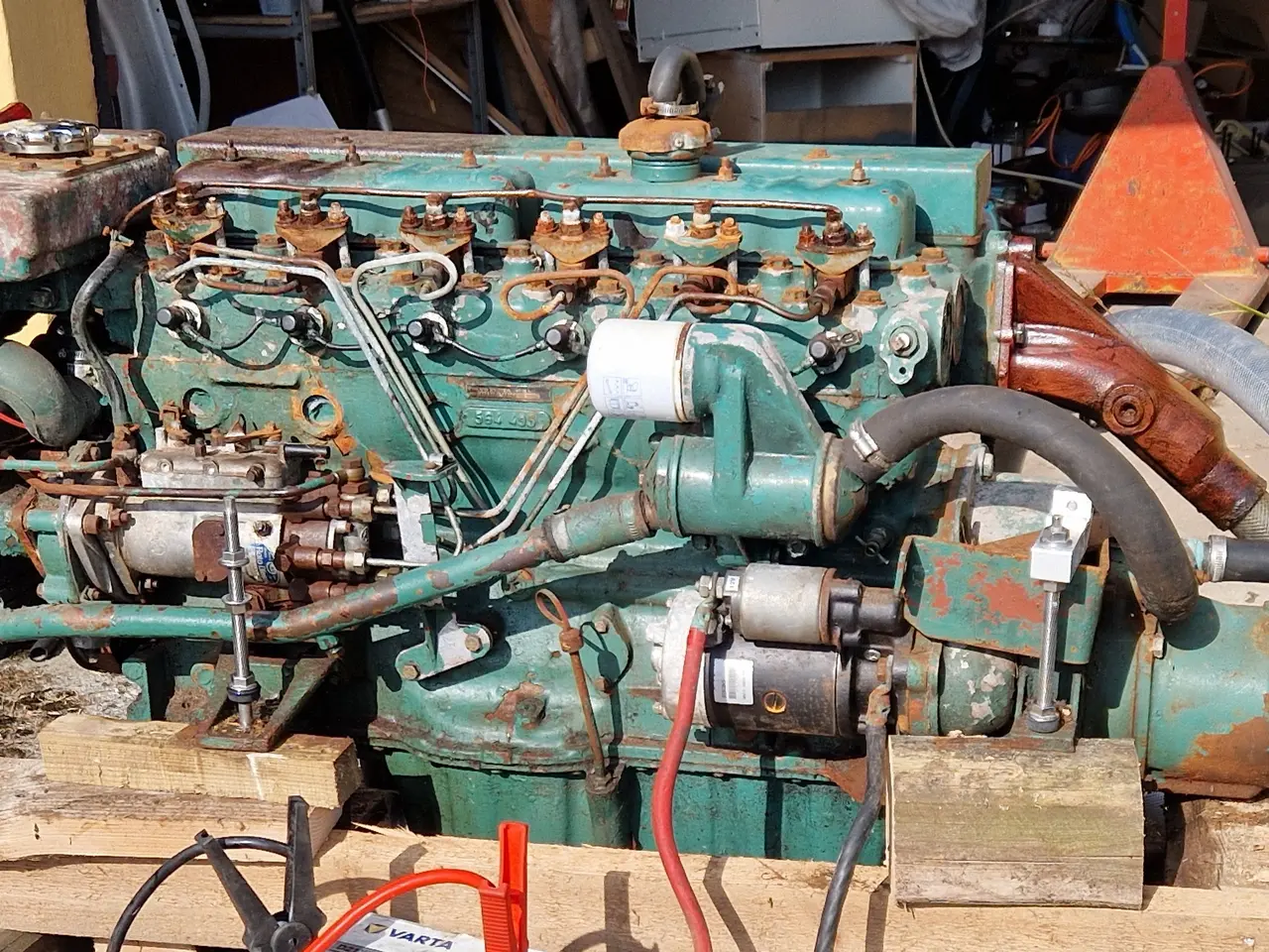 Billede 4 - Volvo Penta MD32A 106HK med revers. Motoren kører
