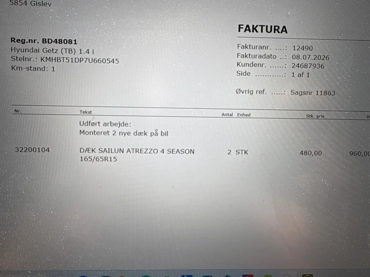 Billede 5 - Billig bil kører og starter godt, 1 år til syn