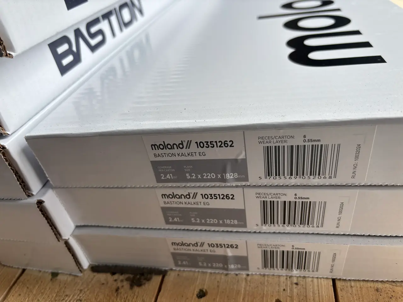 Billede 3 - Moland Bastion Vinyl Wideplank, Kalket eg,