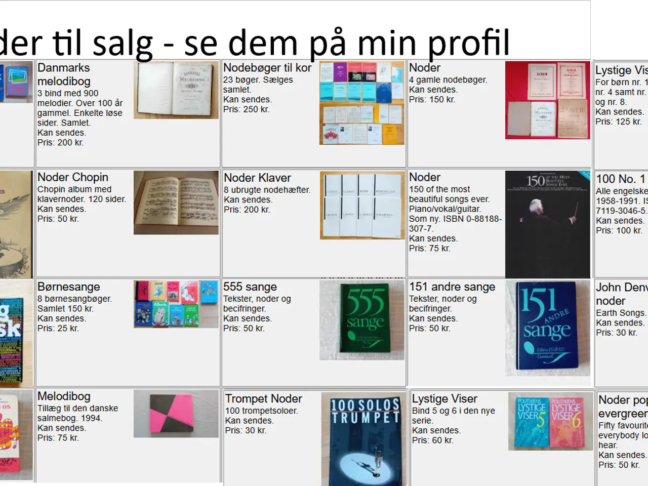 Billede 2 - Noder pop og evergreen