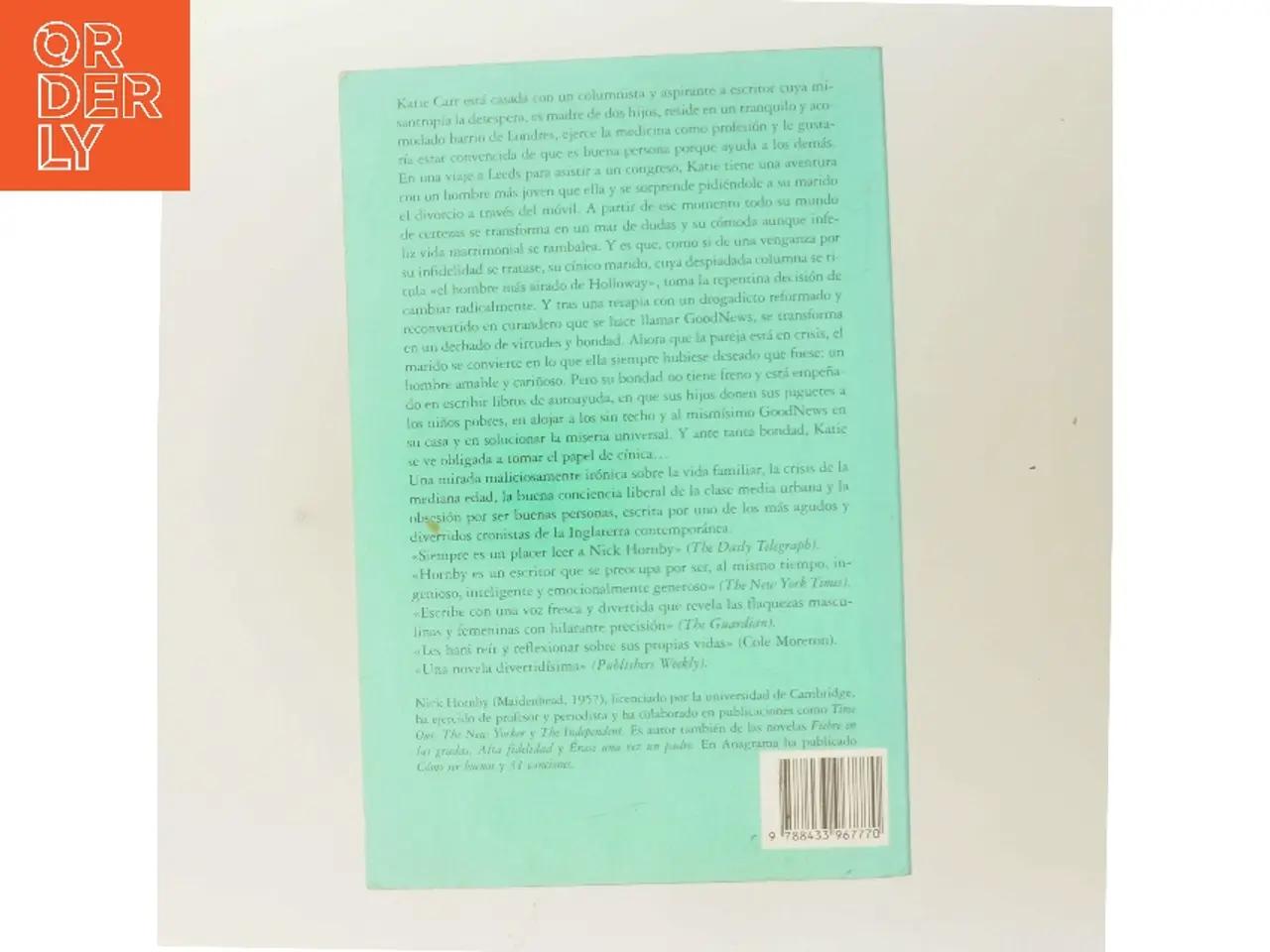 Billede 3 - Cómo ser buenos af Nick Hornby (Bog)
