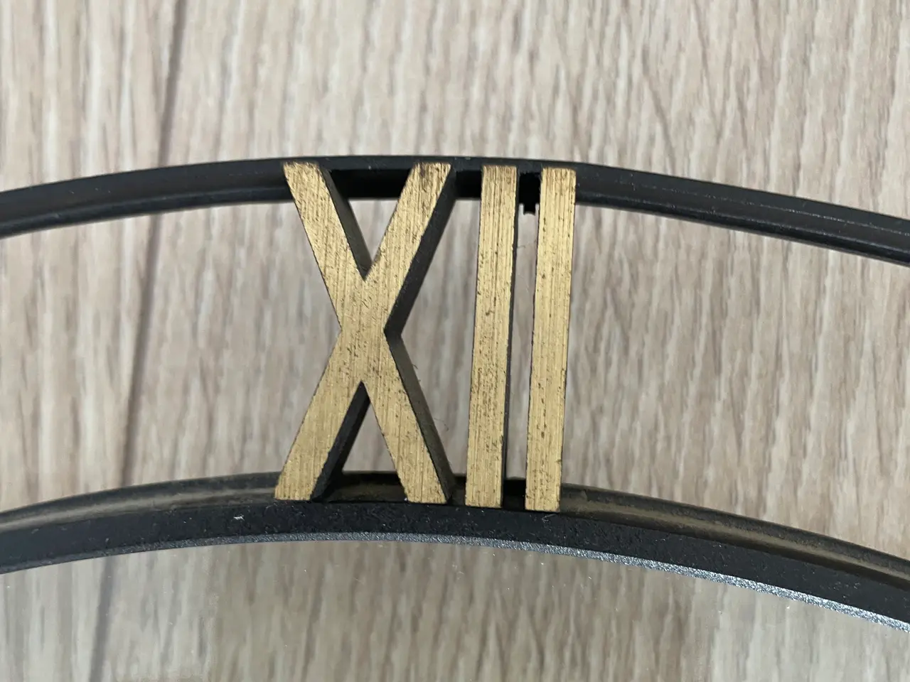 Billede 3 - vintage Kienzle vægur i messing og glas - 10