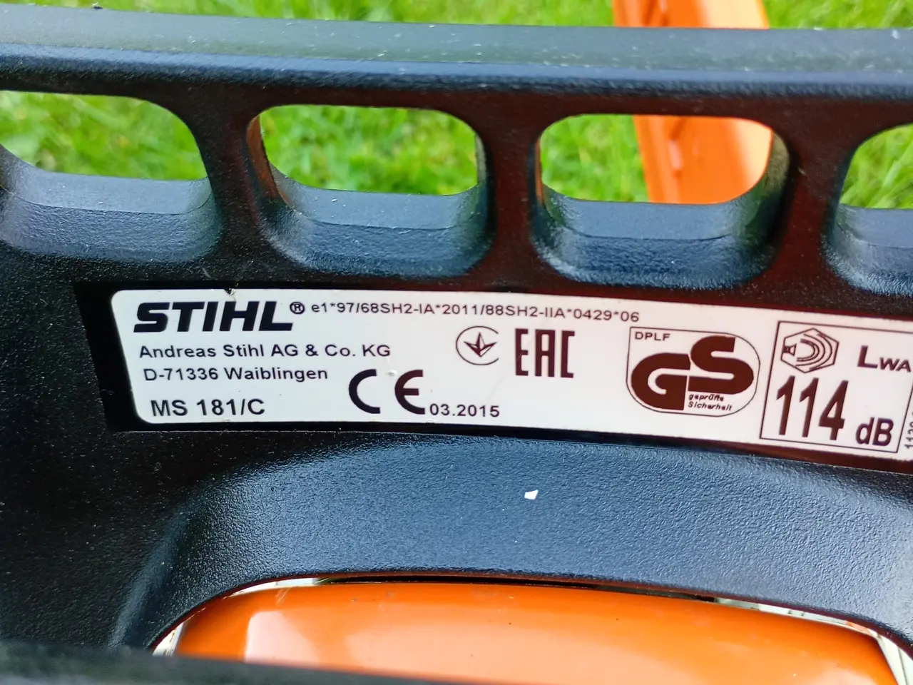 Billede 3 - Motorsav Stihl MS 181 C
