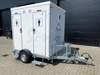 VIP Dobbelt toiletvogn - UDLEJES!