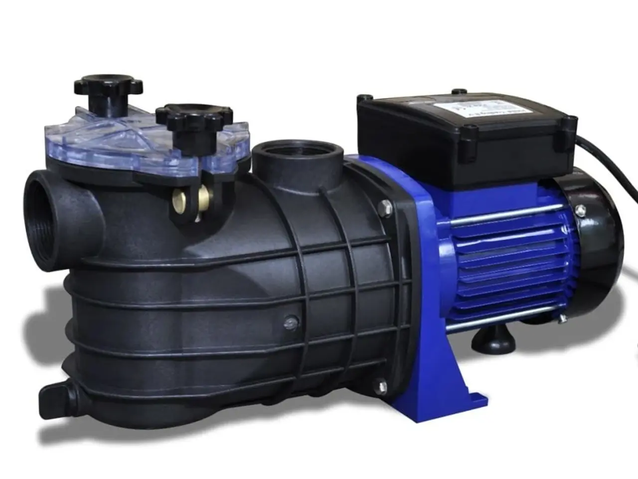 Billede 1 - Poolpumpe elektrisk 500 W - blå filterpumpe til pool, spa og havedam