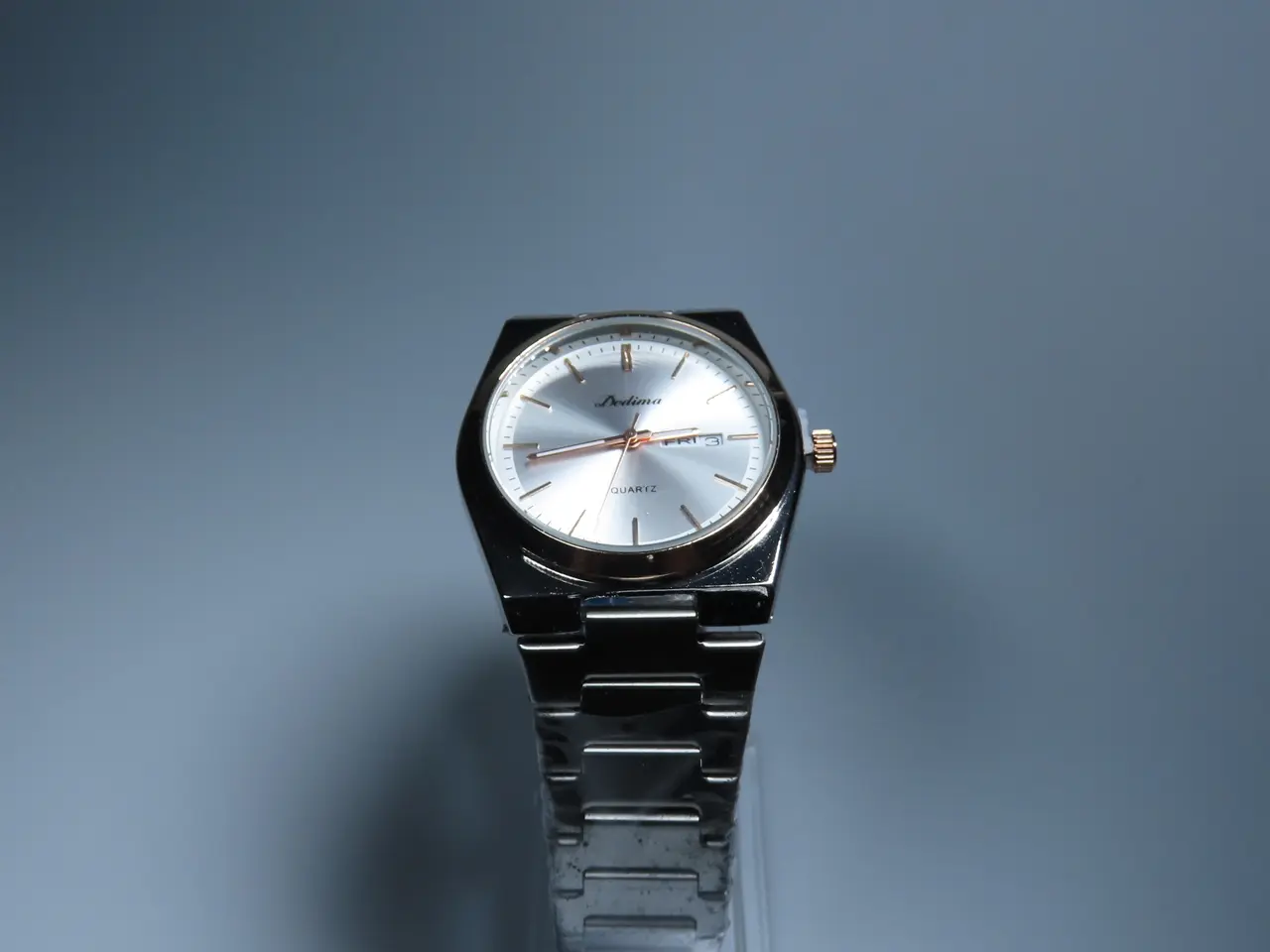 Billede 1 - Dedima hvid og guld Quartz Ur