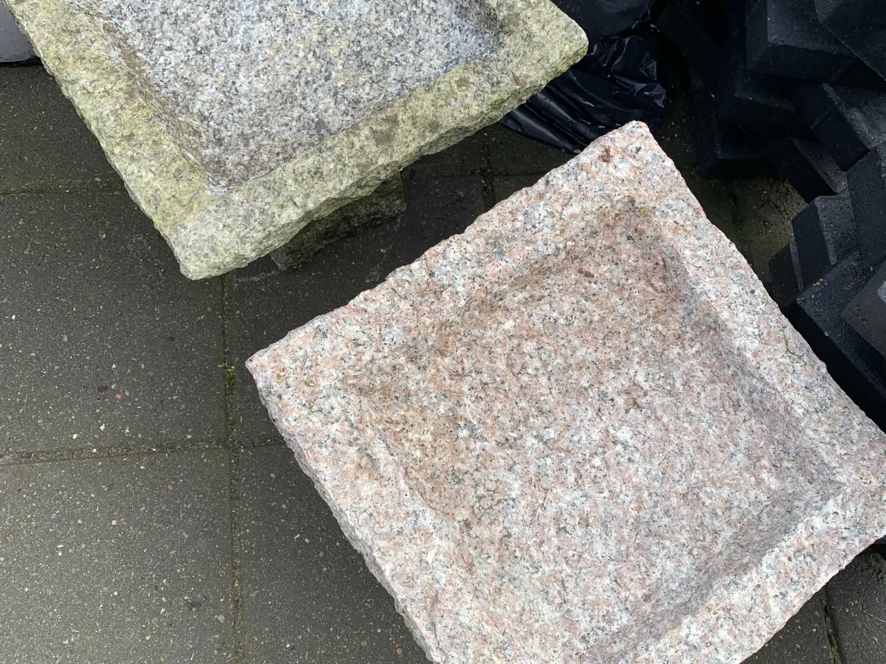 Billede 2 - Fuglebad 4-kantet på sokkel