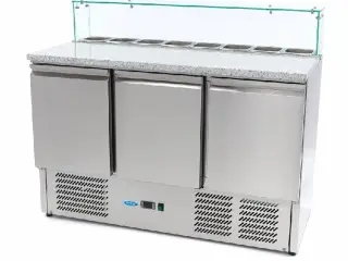 Saladette 3 dørs – Zanussi kompressor