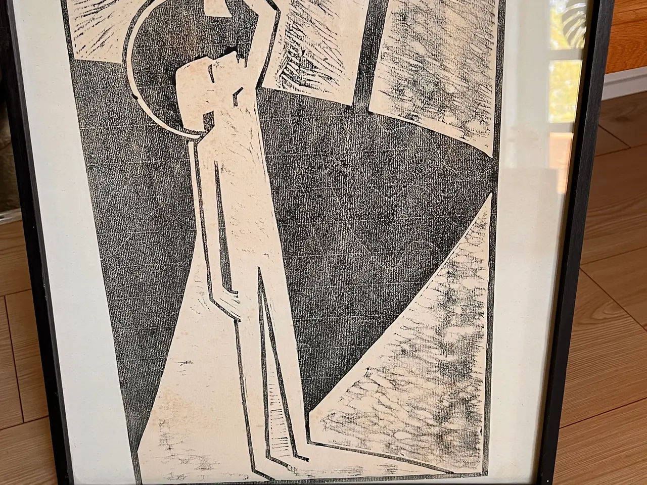 Billede 1 - Grafisk originalt kunsttryk i sort/hvid