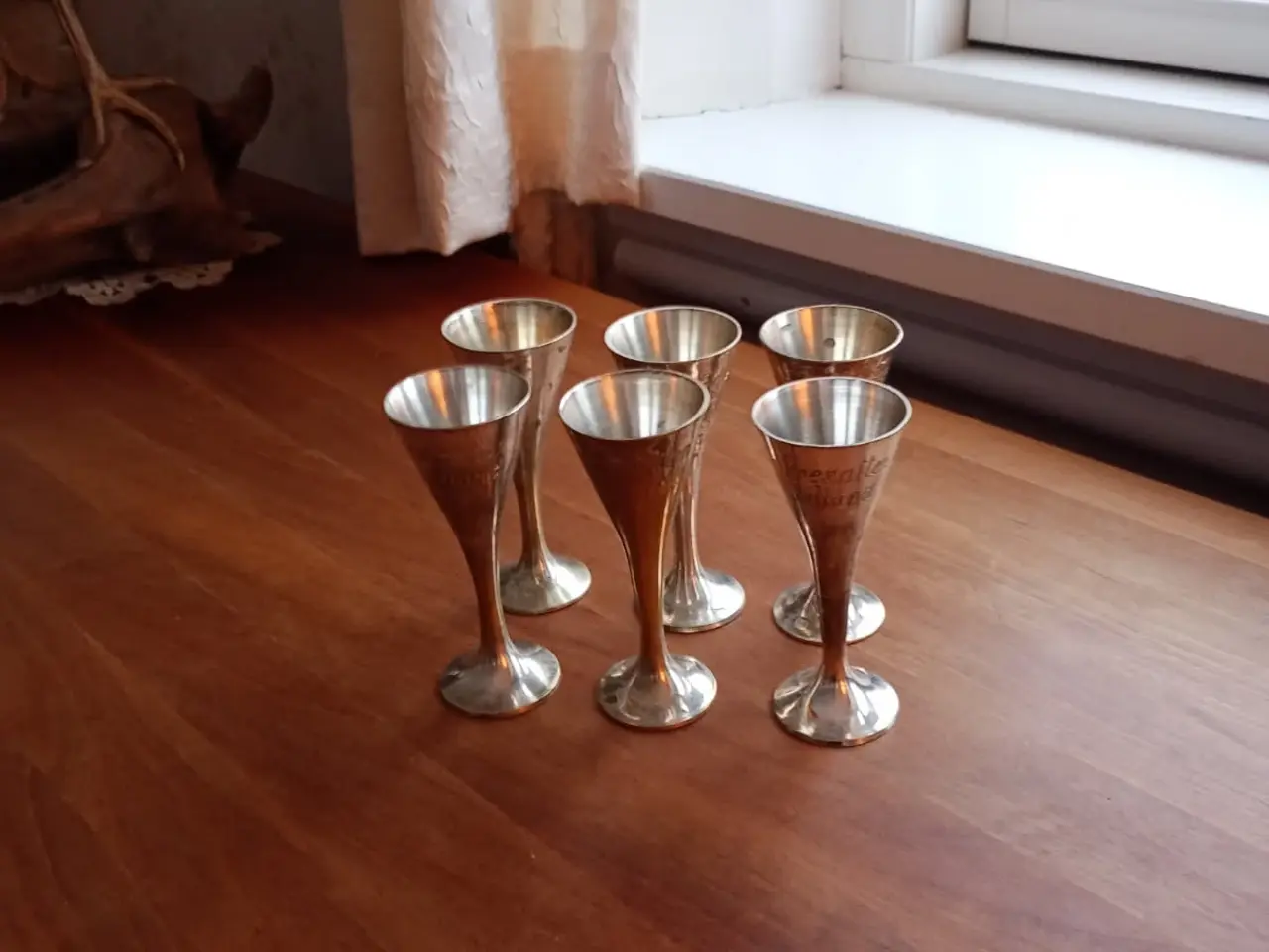 Billede 1 - Fregatten Jylland Snapseglas