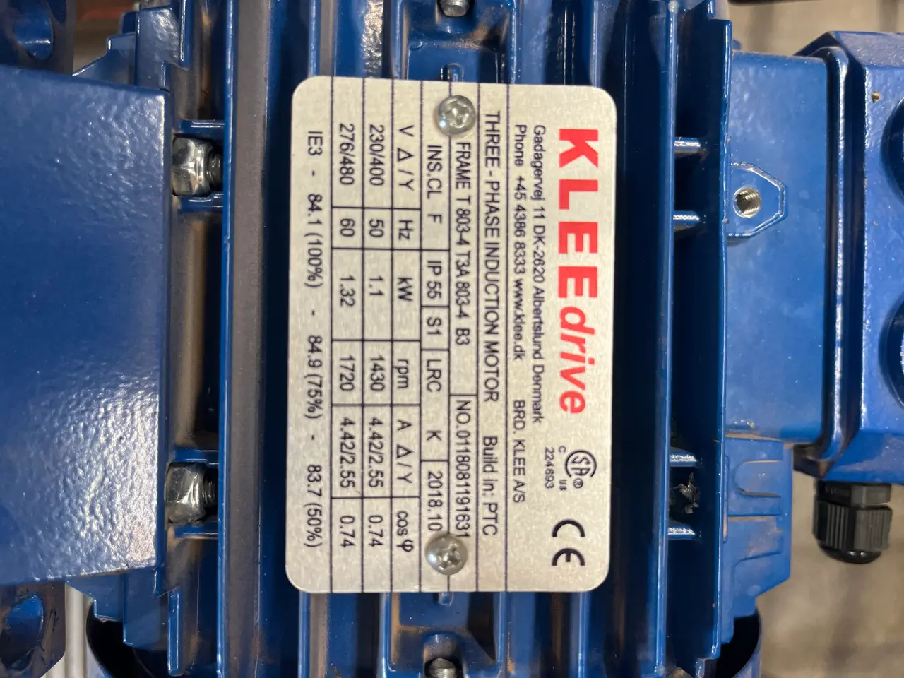 Billede 4 - 1,1 kW. motor.