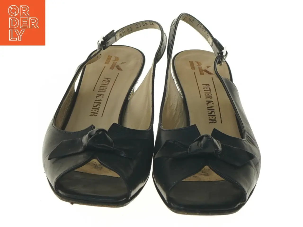 Billede 6 - Sort Peter Kaiser slingback sko fra Peter Kaiser (str. 40 )
