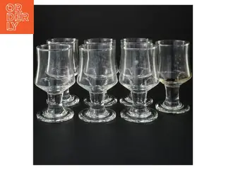 Sæt af 7 glas (str. H 11,5 cm, ø. 6 cm)