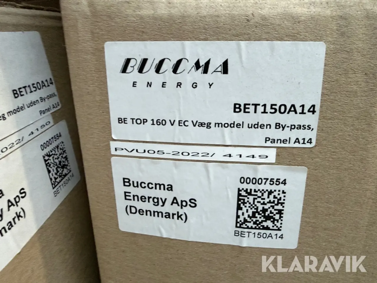 Billede 5 - Ventilationsanlæg Buccma VUT 160 V EC - 6 styk