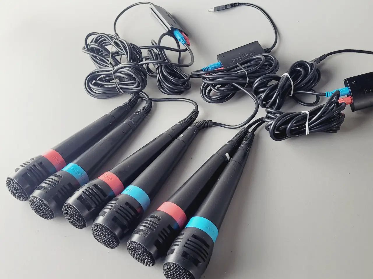 Billede 3 - 🎤 Kæmpe SingStar Mikrofon Sæt (6 Mikrofoner)