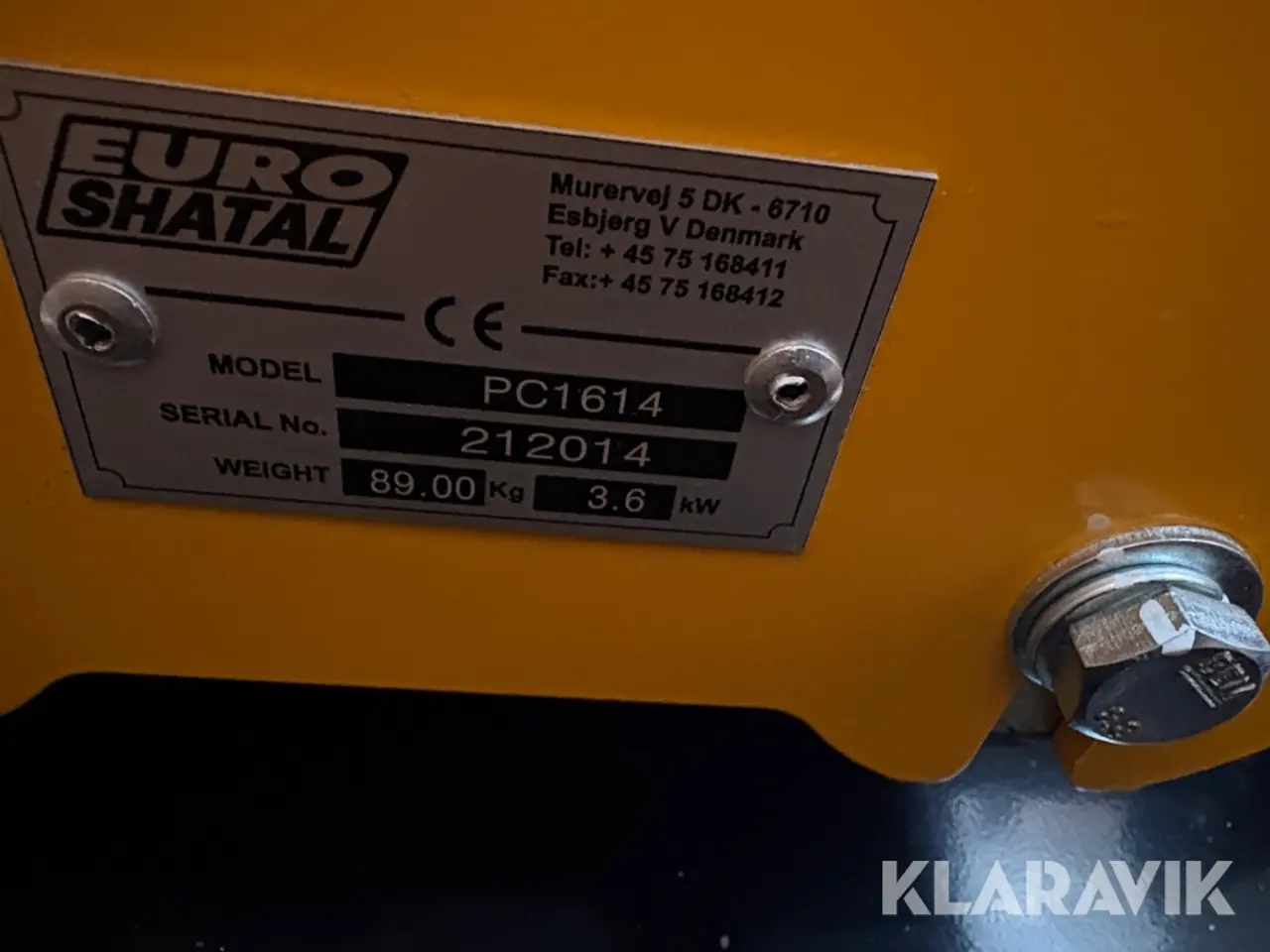Billede 11 - Pladevibrator Euro Shatal PC1614