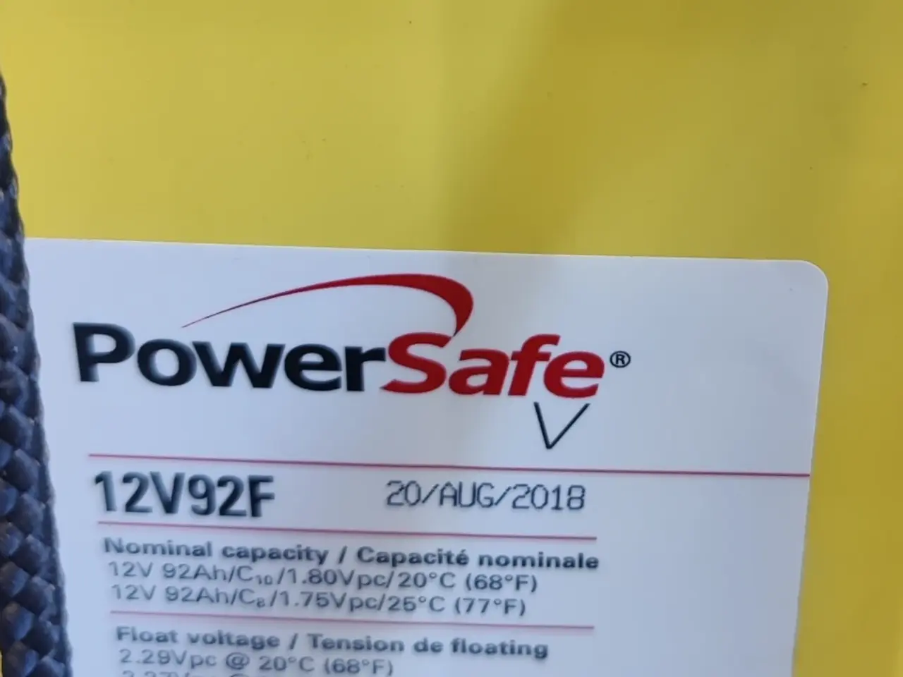 Billede 1 - Forbrugsbatteri